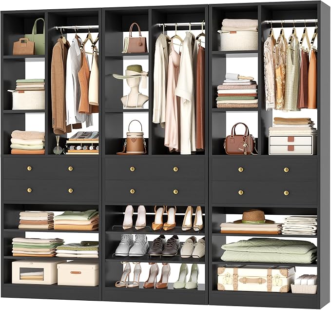 Besiost Closet System, Walk-in Closets Systems, Free Standing Reach in Closet by Besiost