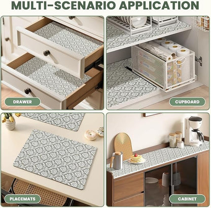 Drawer Liner and Shelf Liner for Kitchen Cabinet Liner Non-Adhesive Non-Slip - Image 8