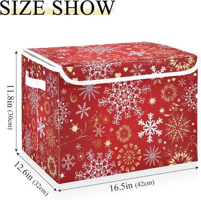 Christmas Snowflakes Storage Bins - Image 3