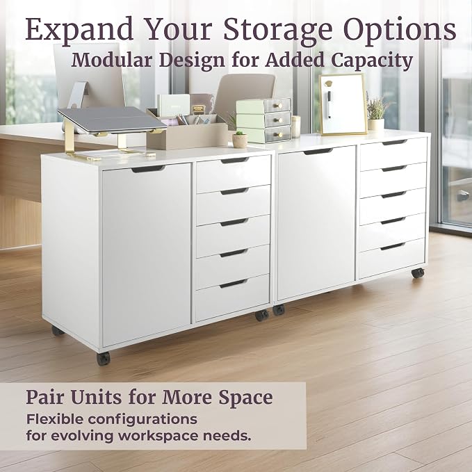 5 Drawer Office Storage Cabinet - Image 5