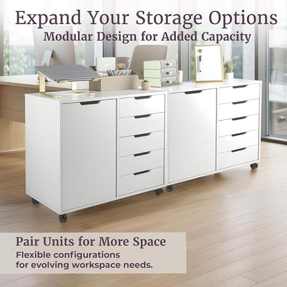 5 Drawer Office Storage Cabinet - Image 5