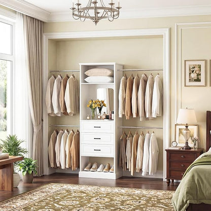 Unikito Closet System, 4FT - 9FT Closet Organizer - Image 5