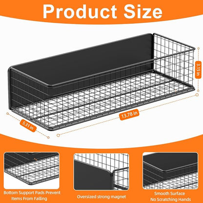 2Pack Magnetic Basket Organizer Holder - Image 4