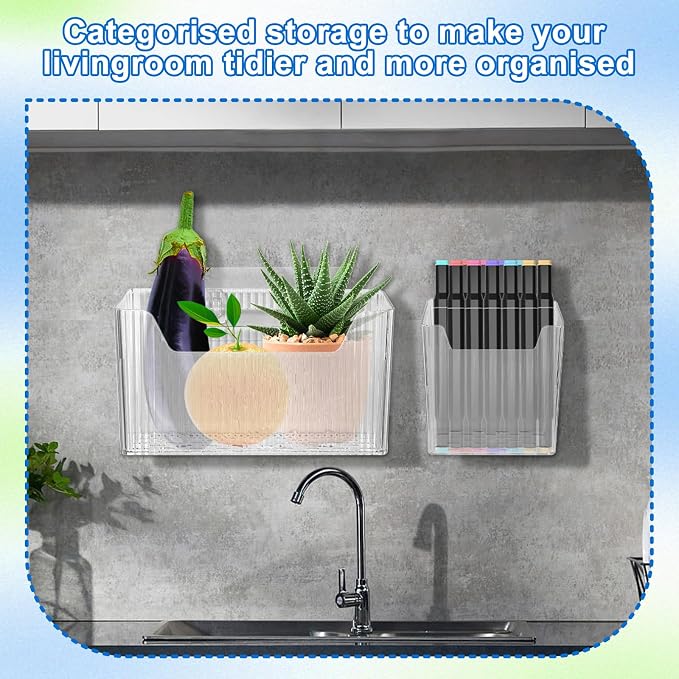 8 Pcs Storage Organizer Bins - Image 5