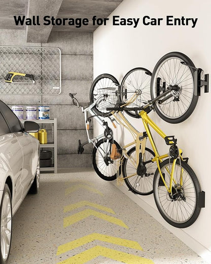 Alphamount AM Swivel Bike Wall Mount, Metal Wall Bike Rack - Image 7