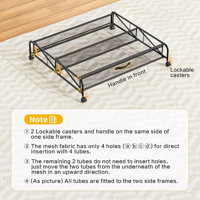 Under Bed Shoe Storage Organizer, 2 Pack Under Bed Storage Containers - Image 8