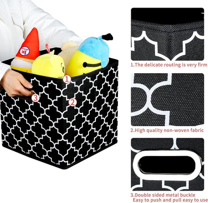 Fabric Cloth Storage Bins, Fabric Cube Organizer - Image 5