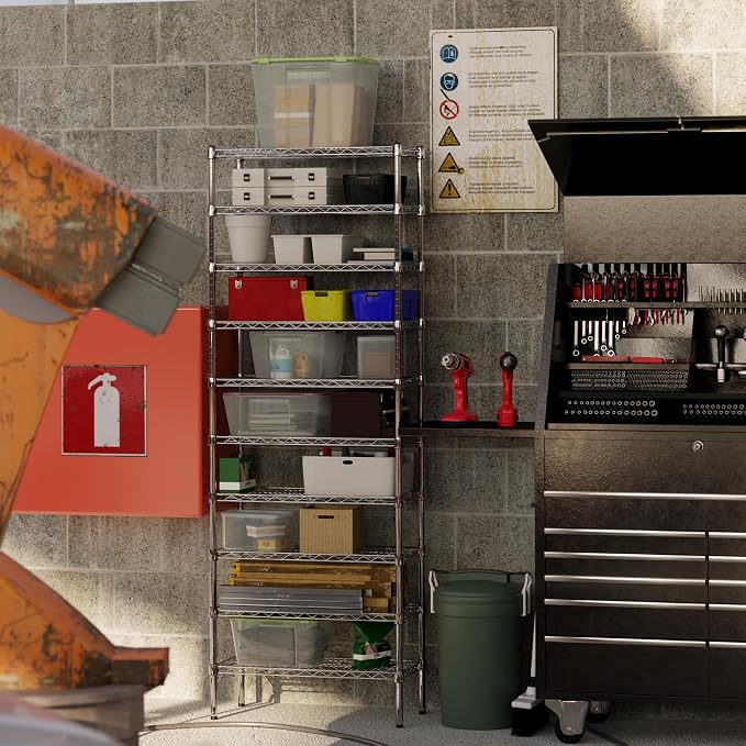 14" Deep x 30" Wide x 86" Height Wire Shelving Kit | 10-Tier | NSF Commercial - Image 6