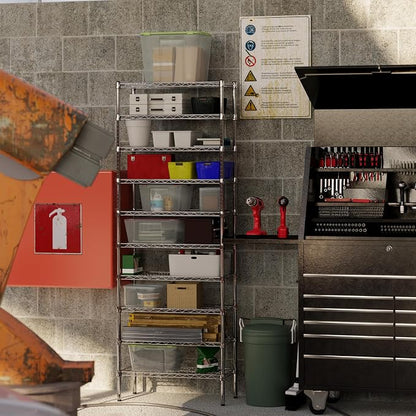 14" Deep x 30" Wide x 86" Height Wire Shelving Kit | 10-Tier | NSF Commercial - Image 6