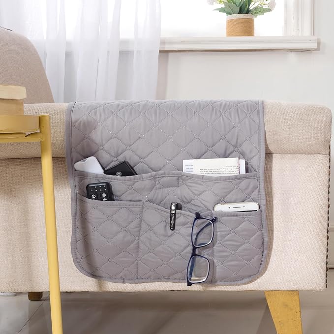 Armchair Caddy for Couch Remote Control Holder Non-slip Waterproof Sofa Armset by luckyjoyreal