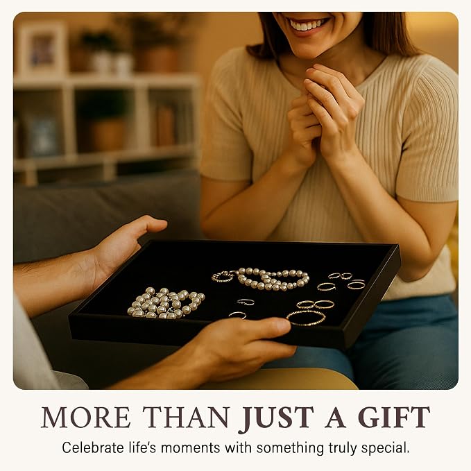 RJ Displays Stackable Jewelry Tray Set, Stackable Plastic Jewelry Organizer Tray - Image 7