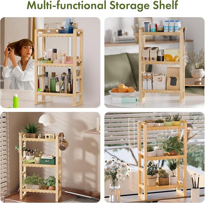 AmazerBath Bamboo Over The Toilet Storage Shelf - Image 6