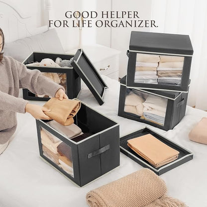 Homsorout Stackable Storage Bins - Image 4