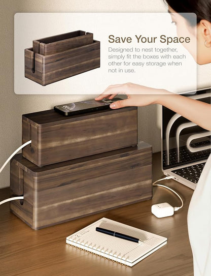 Acacia Large Cable Management Box - Image 5