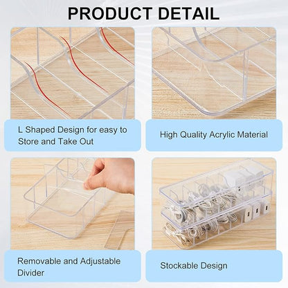 Tatuo 8 Pcs Cable Organizer Box - Image 3