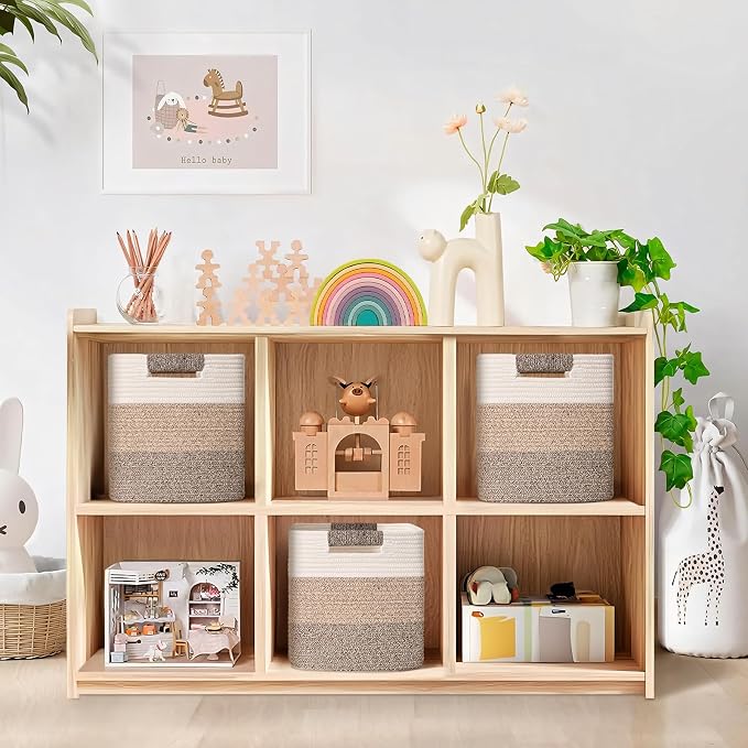 13 Inch Storage Cubes, 3 Pack Cube Storage Bins - Image 2