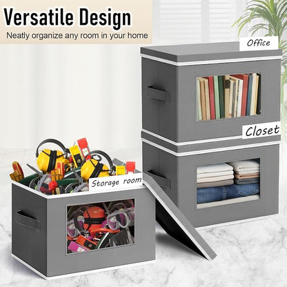 Threehoney 10 Pcs Fabric Storage Cubes - Image 4