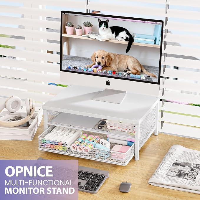 OPNICE Computer Monitor Stand Riser, Desk Organizers and Accessories - Image 3