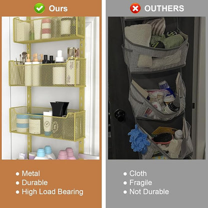 VyGrow Over The Door Organizer, Metal Door Organizer Hanging - Image 6