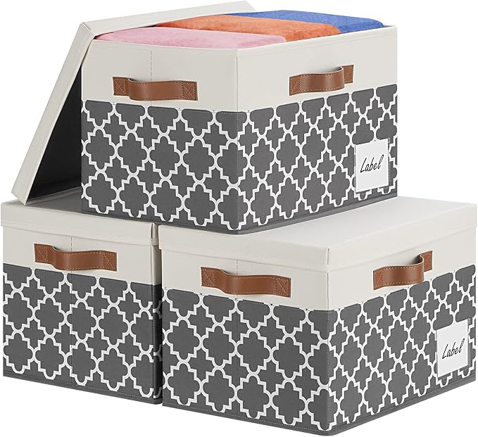 GhvyenntteS Extra Large Storage Bins by GhvyenntteS
