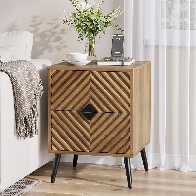 Nightstands, Walnut Night Stand - Image 5