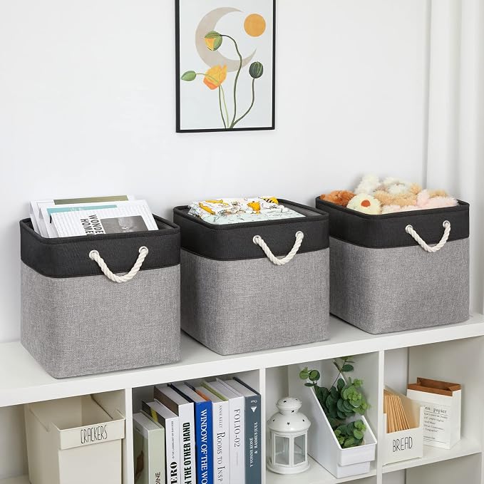Bidtakay Fabric Cube Storage Bins - Image 8