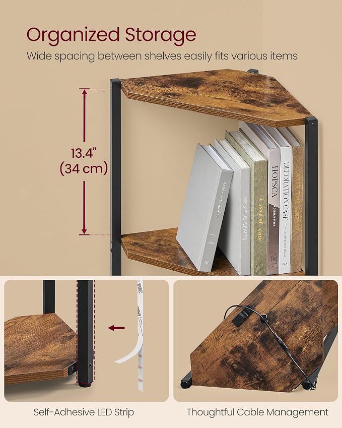 VASAGLE Corner Shelf Stand - Image 2