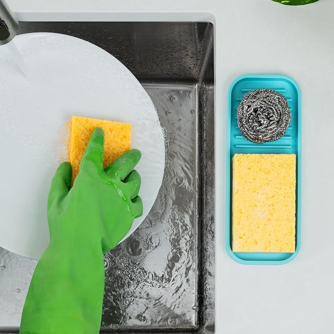 Zulay Kitchen Silicone Sponge Holder - Image 3