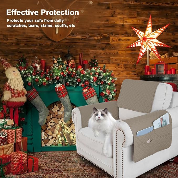 Waterproof Sofa Armrest Cover Headrest Cover - Image 7