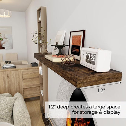 Floating Shelves 48 Inch Long, 12 Inch Deep Floating Shelves - Image 4