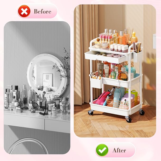 SUNALLY Makeup Cart Organizer - Image 5