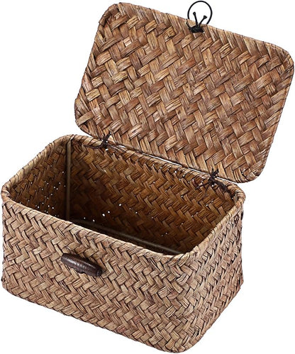 Hipiwe Seagrass Basket Key Holder Box - Image 9