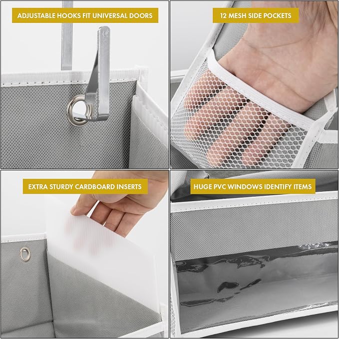 HOMELUX THEORY Over The Door Organizer Hanging - Image 7