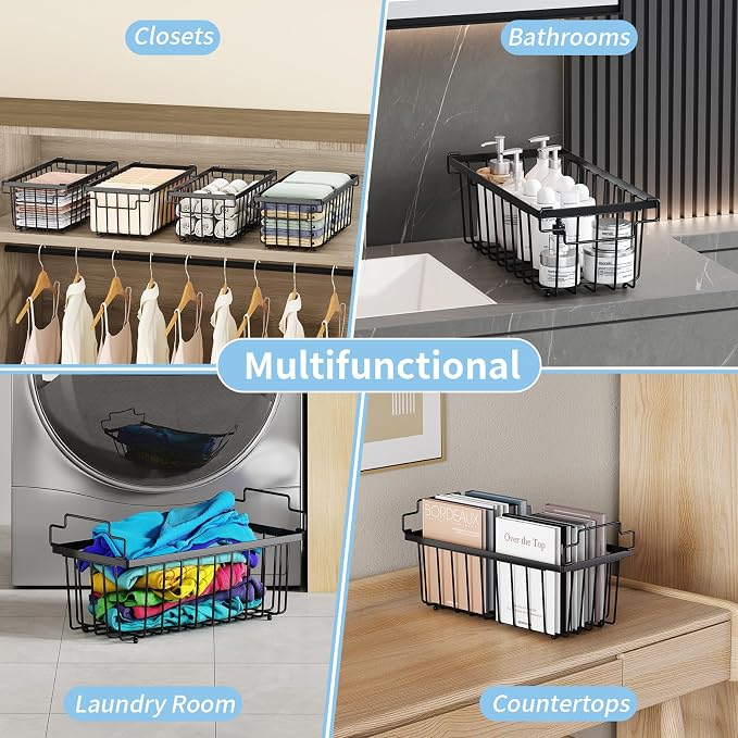 4 Pack Freezer Organizer Bins Suitable - Image 7