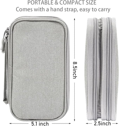 CAAORDKSO Travel Essentials Electronics Organizer Case Tech Pouch, Cord - Image 2
