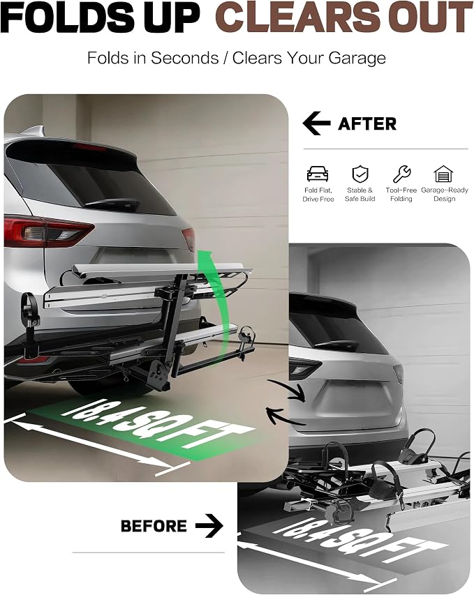 Young Hitch Mount Bike Rack - Image 5