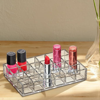 Amazing Abby - Allure - 24-Slot Acrylic Lipstick Organizer, Lipstick Holder - Image 2