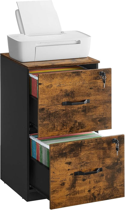 VASAGLE 2 Drawers File Cabinet by VASAGLEbySONGMICSHOME