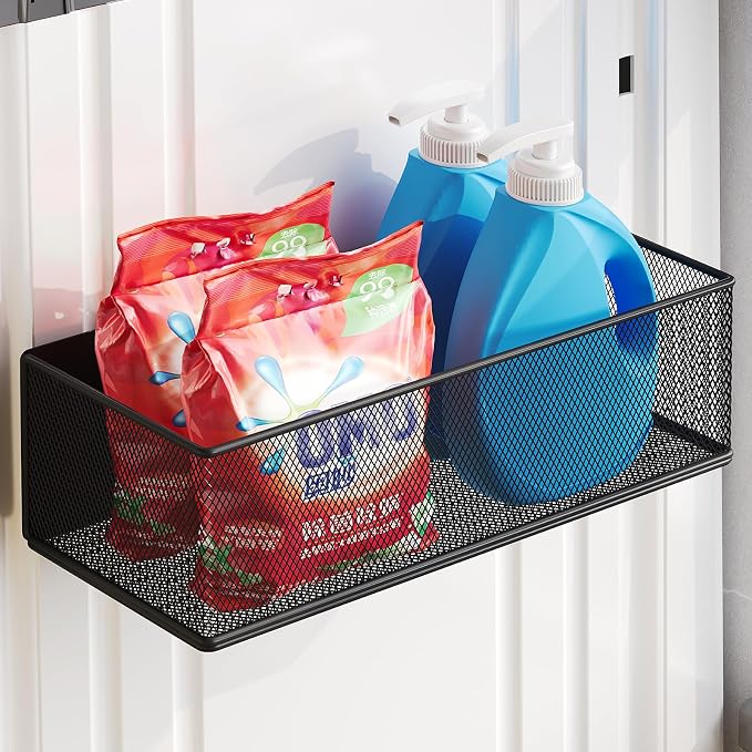 Magnetic Shelf for Washing Machine, Washer Dryer Shelf, Magnetic Lint Bin for by WOCHUANGSI