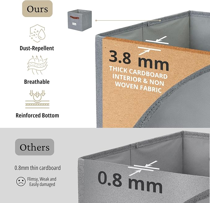 DECOMOMO Storage Bins, Cube Storage Bin - Image 5