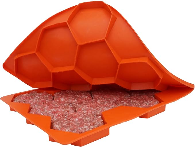 Shape+Store Burger Master Sliders 10 in 1 Innovative Burger Press and Freezer by ShapeStore