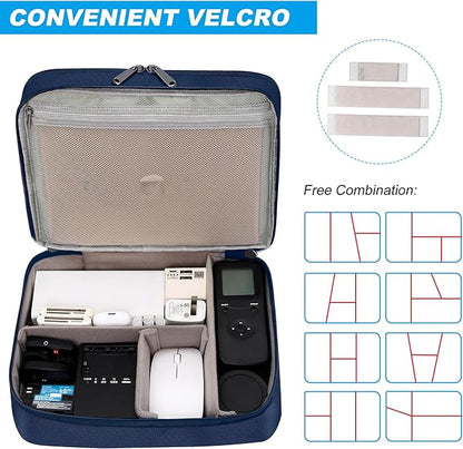 CILLA Electronic Organizer Travel Case, Travel Cord Organizer Case Portable - Image 5