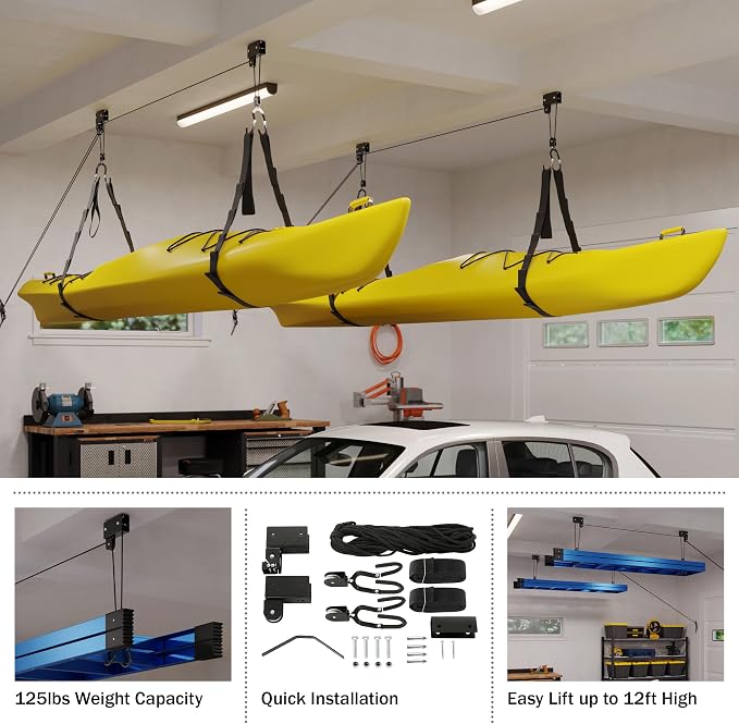 RAD Sportz Kayak Storage Hoists - Image 8