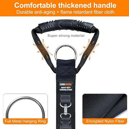 Extension Cord Organizer with 5 Detachable straps 2 PCS | Extension Cord Hanger - Image 6
