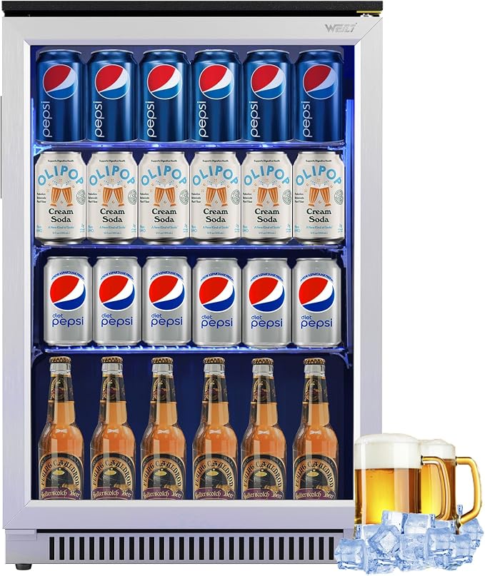 Weili 20 Inch Built in Beverage Fridge by Weili