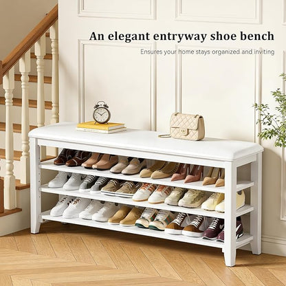 Taitiy Shoe Rack Bench Entryway Storage, Shoe Organizer Bench - Image 8