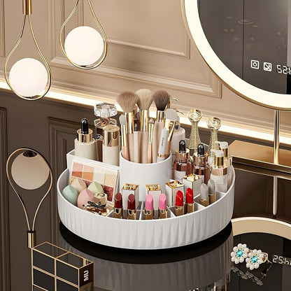 360° Rotate Makeup Organizer, Countertop Skincare Organizer, Large Capacity - Image 2