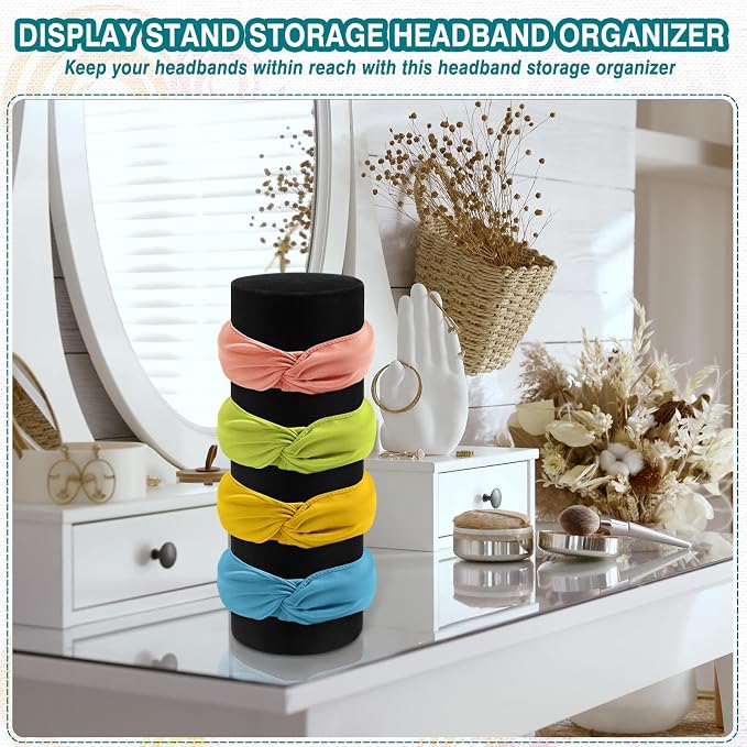 Geetery 2 Pcs Vertical Headband Holder Organizer Hairband Display Stand - Image 5