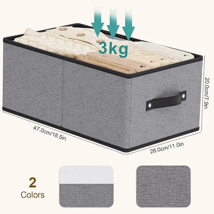 Foldable Storage Bins with Handles, Fabric Storage Cubes - Image 6