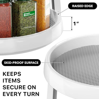 Simple Houseware 2-Tier Lazy Susan Spice Organizer - Image 4